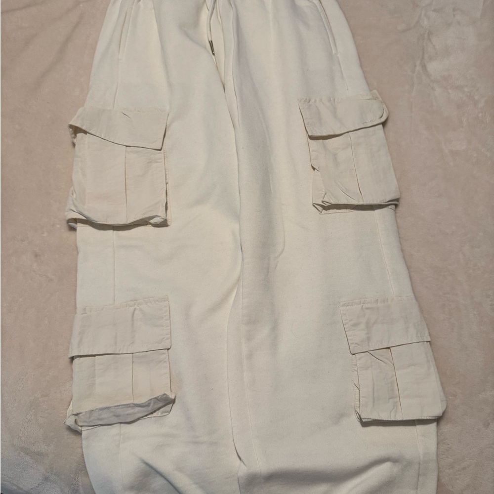 Garage Cream Fleece Joggers